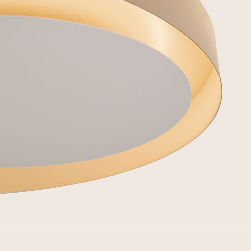 ΠΛΑΦΟΝΙΕΡΑ ΕΜΜΕΣΟΥ ΦΩΤΙΣΜΟΥ LED D:48cm CAPPUCCINO-SANDY WHITE