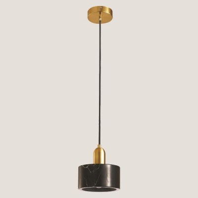 ΚΡΕΜΑΣΤΟ ΦΩΤΙΣΡΙΚΟ Gold Black Metal Marble