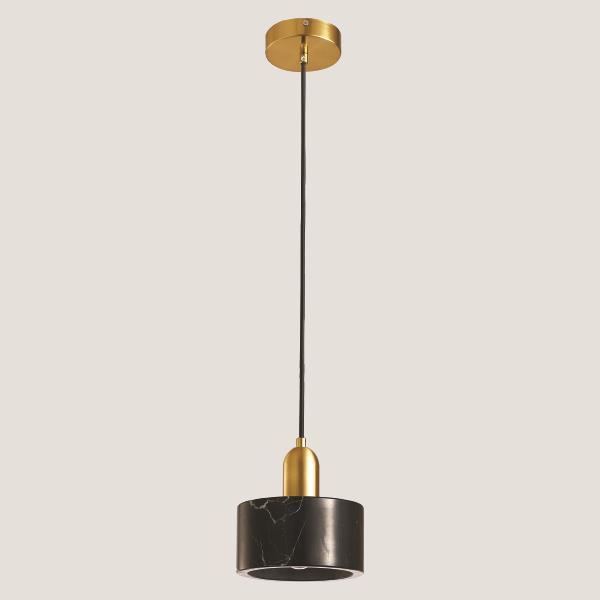ΚΡΕΜΑΣΤΟ ΦΩΤΙΣΡΙΚΟ Gold Black Metal Marble