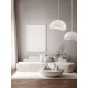ΚΡΕΜΑΣΤΟ ΜΟΝΟΦΩΤΟ Sandy White Polyurethane & Resin