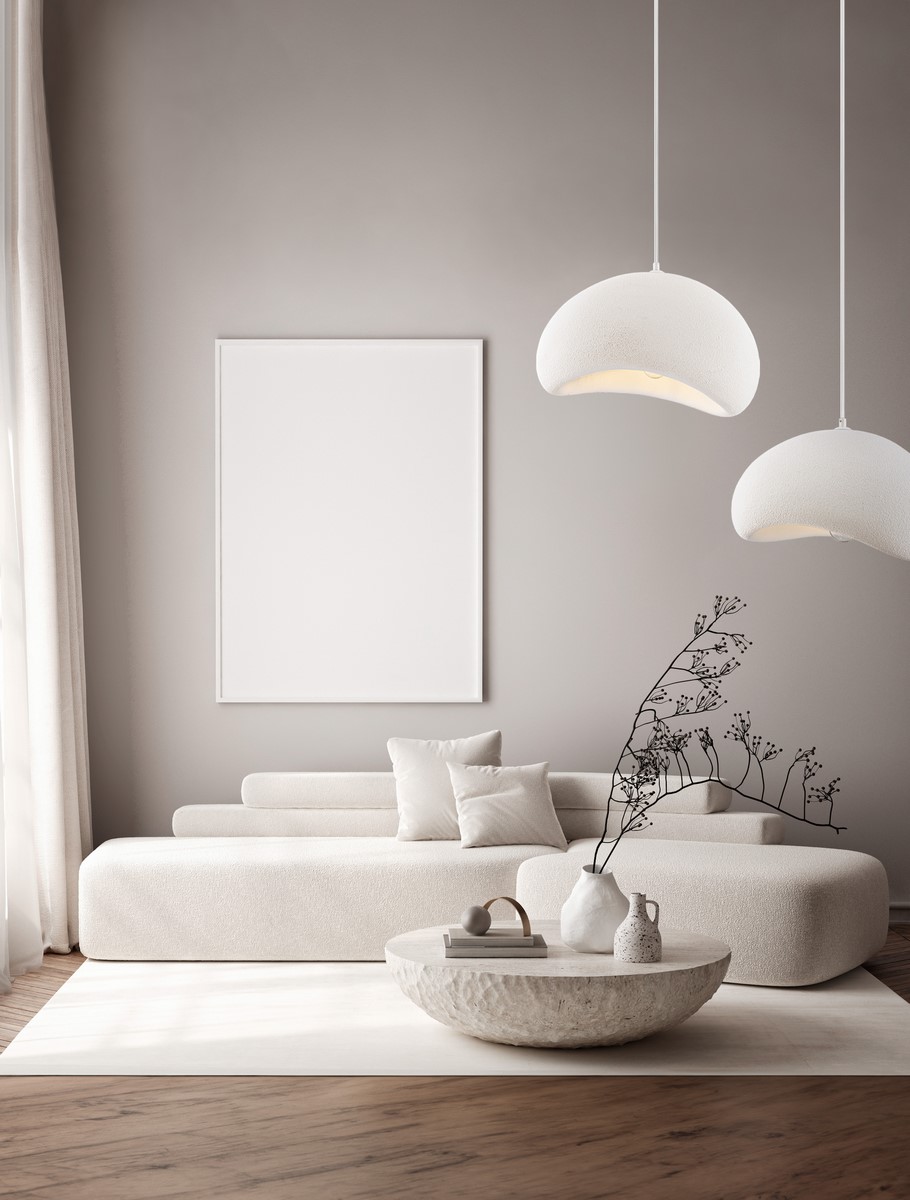 ΚΡΕΜΑΣΤΟ ΜΟΝΟΦΩΤΟ Sandy White Polyurethane & Resin