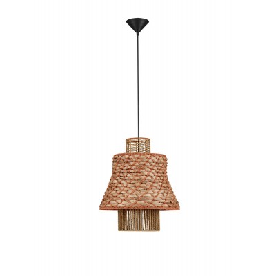 ΒΟΗΟ ΚΡΕΜΑΣΤΟ ΦΩΤΙΣΤΙΚΟ Orange Rope Sandy Black Steel Base
