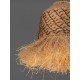 Boho ΚΡΕΜΑΣΤΟ ΦΩΤΙΣΤΙΚΟ Natural Water Hyacinth & Raffia Natural & Brown Rope Sandy Black Steel Base