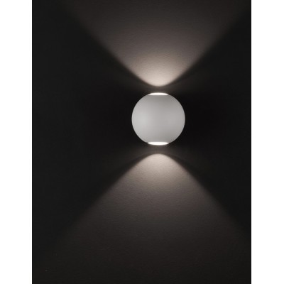ΑΠΛΙΚΑ ΤΟΙΧΟΥ ΛΕΥΚΗ Aluminium & Glass, Light in 2 directions IP54