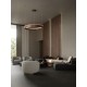 ΚΡΕΜΑΣΤΟΣ ΚΥΚΛΟΣ LED D:78cm Dark Brown Steel 
