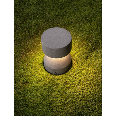 ΔΑΠΕΔΟΥ H:22cm Black Concrete 12W  IP65