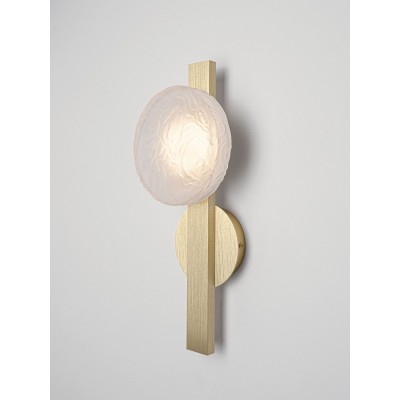 ΦΩΤΙΣΤΙΚΟ ΤΟΙΧΟΥ LED BRASS GOLD H:40.5cm
