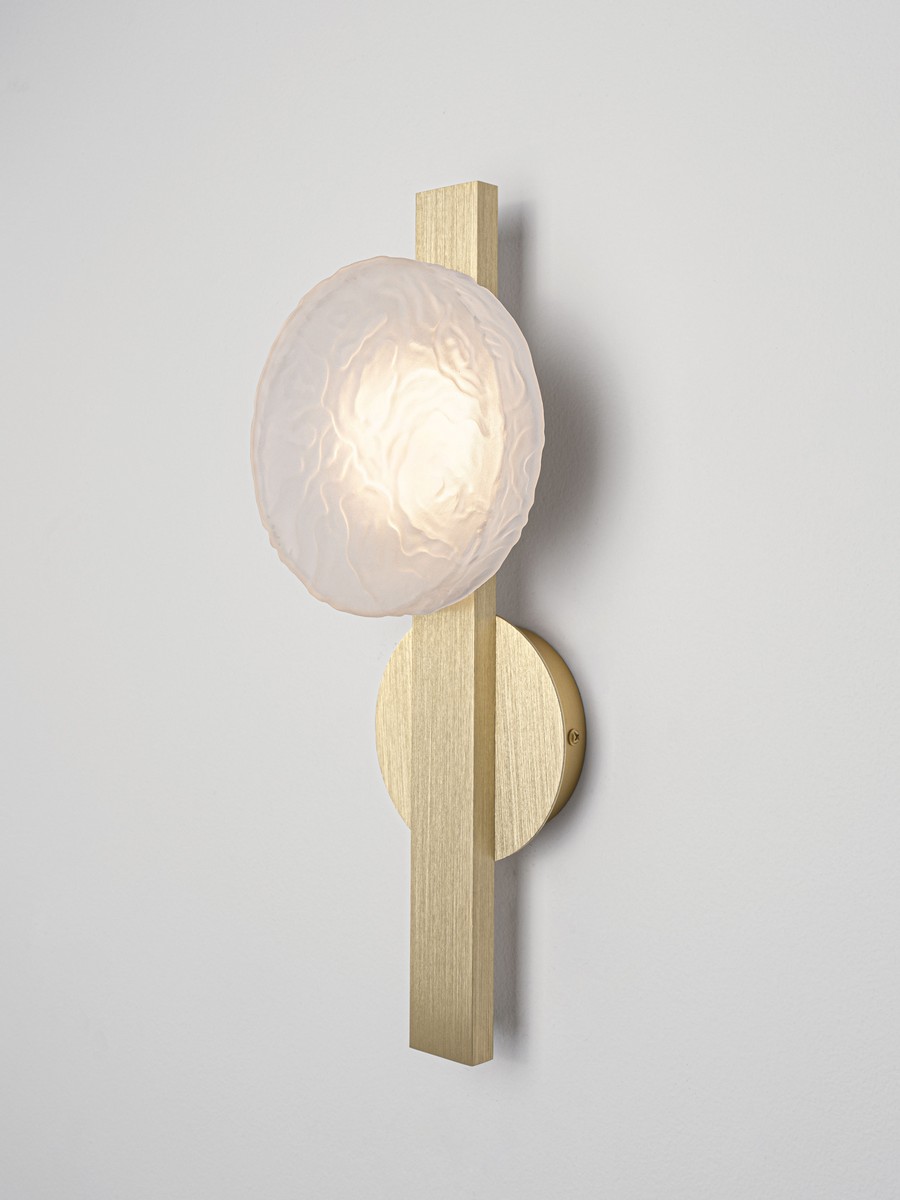 ΦΩΤΙΣΤΙΚΟ ΤΟΙΧΟΥ LED BRASS GOLD H:40.5cm
