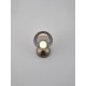 ΑΠΛΙΚΑ ΤΟΙΧΟ LED Brushed Nickel Steel & Aluminium & Smokey Glass