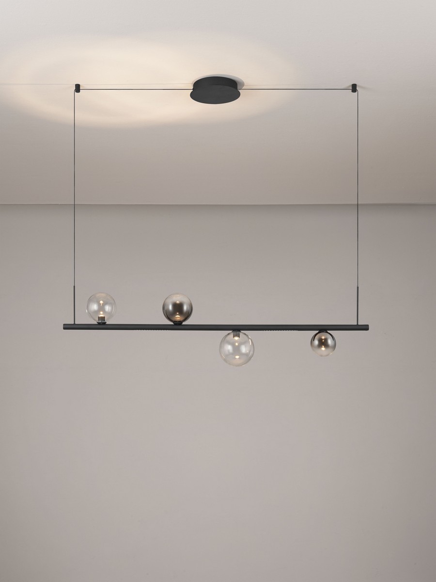ΓΡΑΜΜΙΚΟ ΦΩΤΙΣΤΙΚΟ LED ΜΕ FUME ΓΥΑΛΙ L:120cm