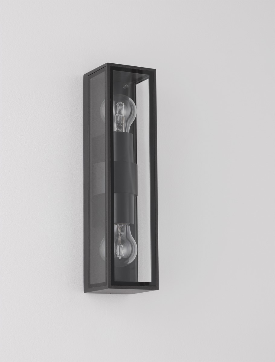 ΑΠΛΙΚΑ ΤΟΙΧΟΥ  Anthracite  Clear Glass IP54