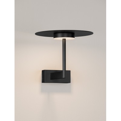 ΜΑΥΡΗ ΑΠΛΙΚΑ ΤΟΙΧΟΥ LED 6W H:19cm