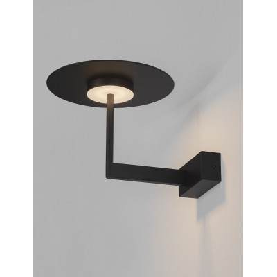 ΜΑΥΡΗ ΑΠΛΙΚΑ ΤΟΙΧΟΥ LED 6W H:19cm