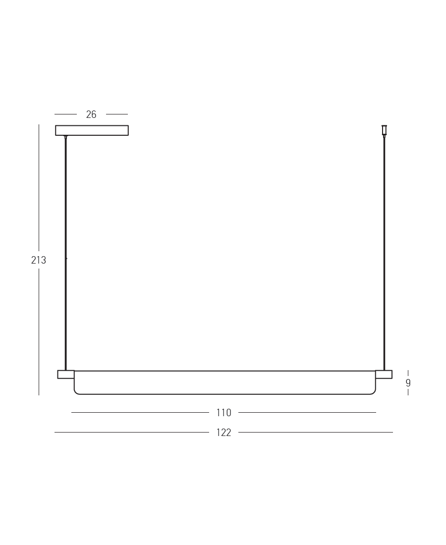  LED ΚΡΕΜΑΣΤΟ ΦΩΤΙΣΤΙΚΟ 22W 3000K-4000K-5700K ΧΡΥΣΟ ΜΕ ΚΙΝΟΥΜΕΝΟΥΣ ΑΝΑΚΛΑΣΤΗΡΕΣ