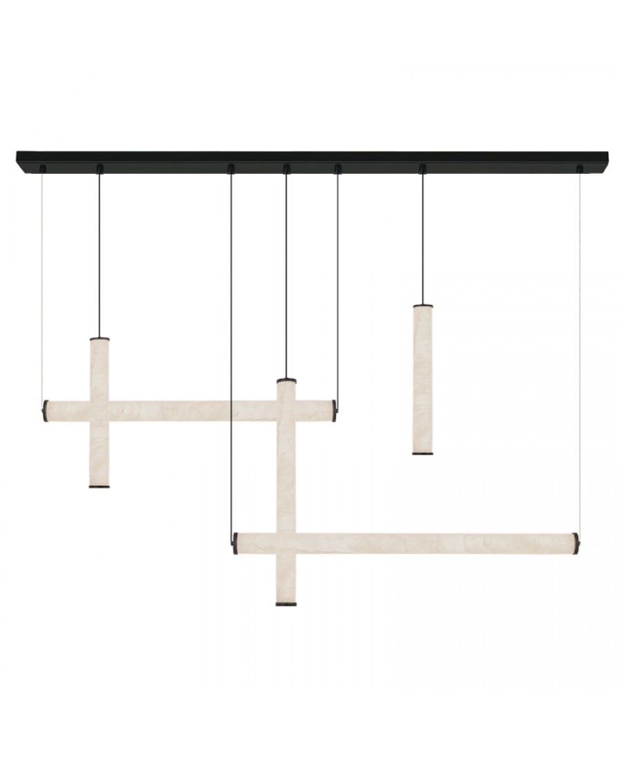 ΚΡΕΜΑΣΤΟ ΦΩΤΙΣΤΙΚΟ LED LIGHT ALUMINIUM- ALABASTER