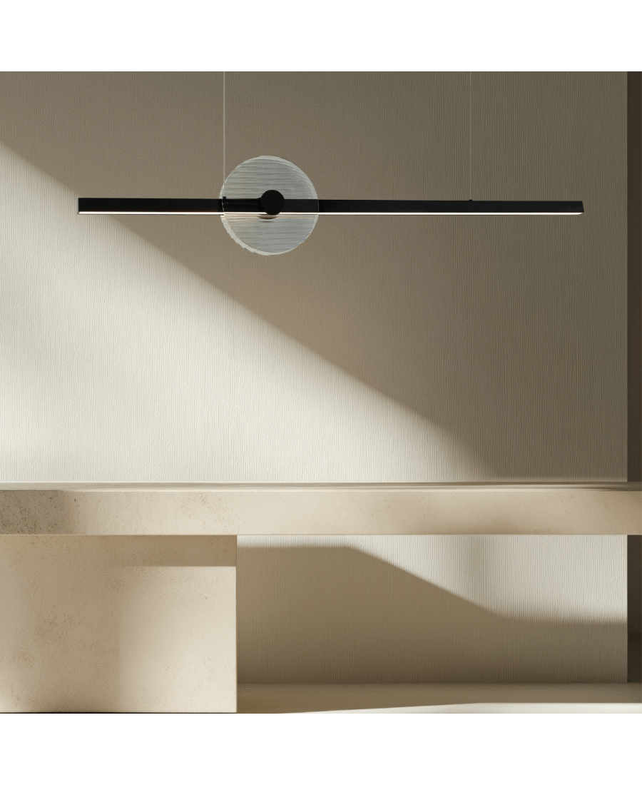 LED ΚΡΕΜΑΣΤΟ ΦΩΤΙΣΤΙΚΟ 20W 3000K TRIAC ΜΑΥΡΟ - ΦΙΜΕ ΓΥΑΛΙ