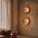 WALL LED LIGHT 6W 3000K LIGHT BROWN METAL - ALUMINIUM - ACRYLIC