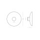 WALL LED LIGHT 6W 3000K LIGHT BROWN METAL - ALUMINIUM - ACRYLIC