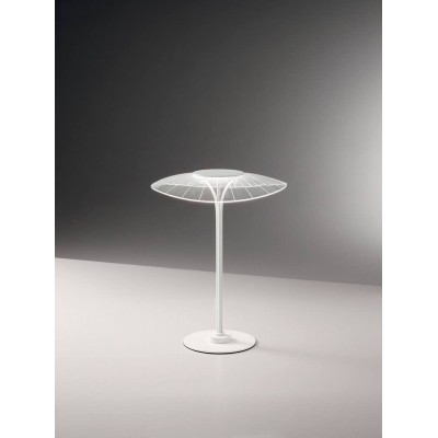 ΕΠΙΤΡΑΠΕΖΙΟ ΦΩΤΙΣΤΙΚΟ LED METHACRYLATE WHITE ITALY