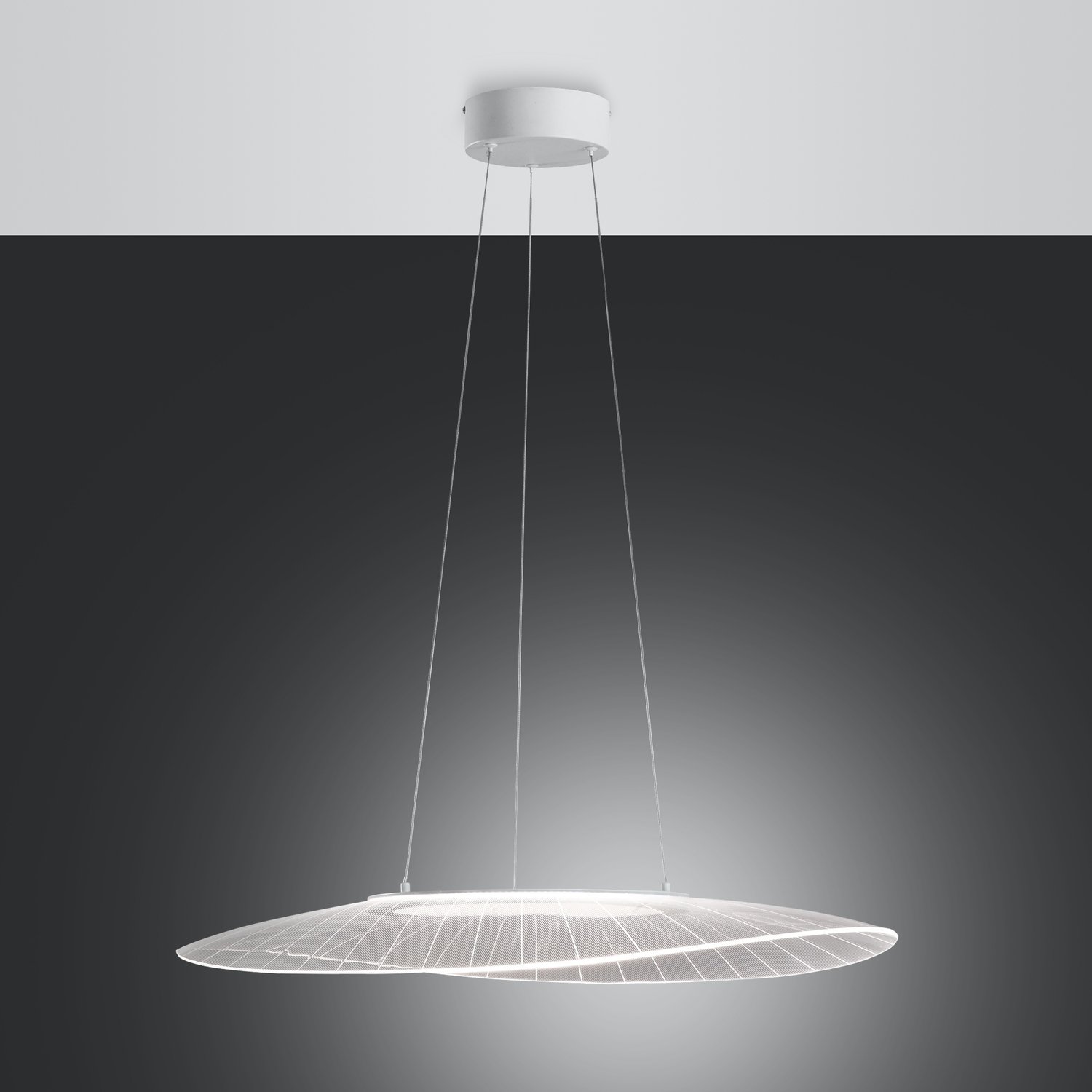 ΚΡΕΜΑΣΤΟ ΦΩΤΙΣΤΙΚΟ LED METHACRYLATE ΛΕΥΚΟ 40W ITALY