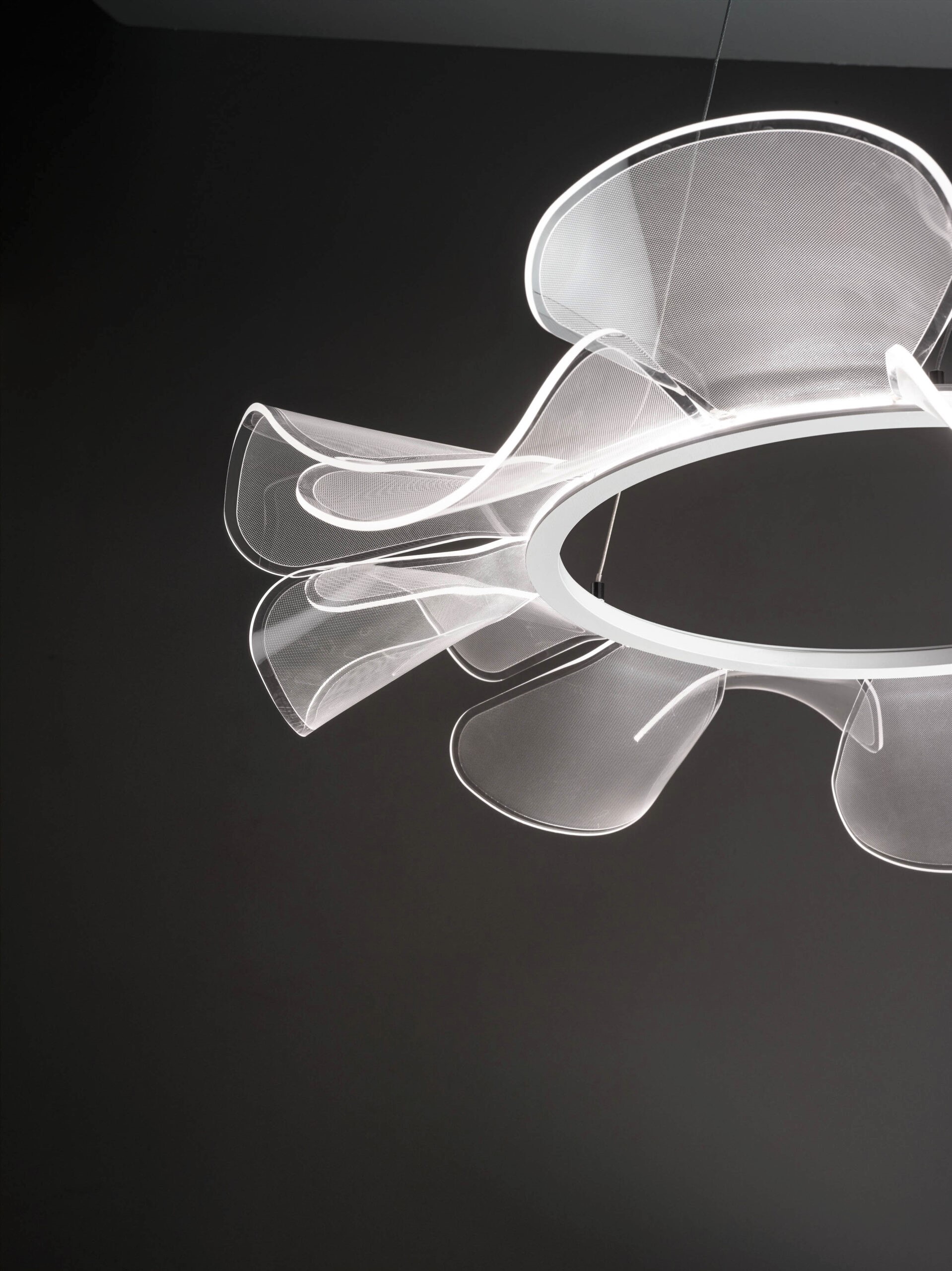 ΚΡΕΜΑΣΤΟ ΦΩΤΙΣΤΙΚΟ LED METHACRYLATE WHITE ITALY