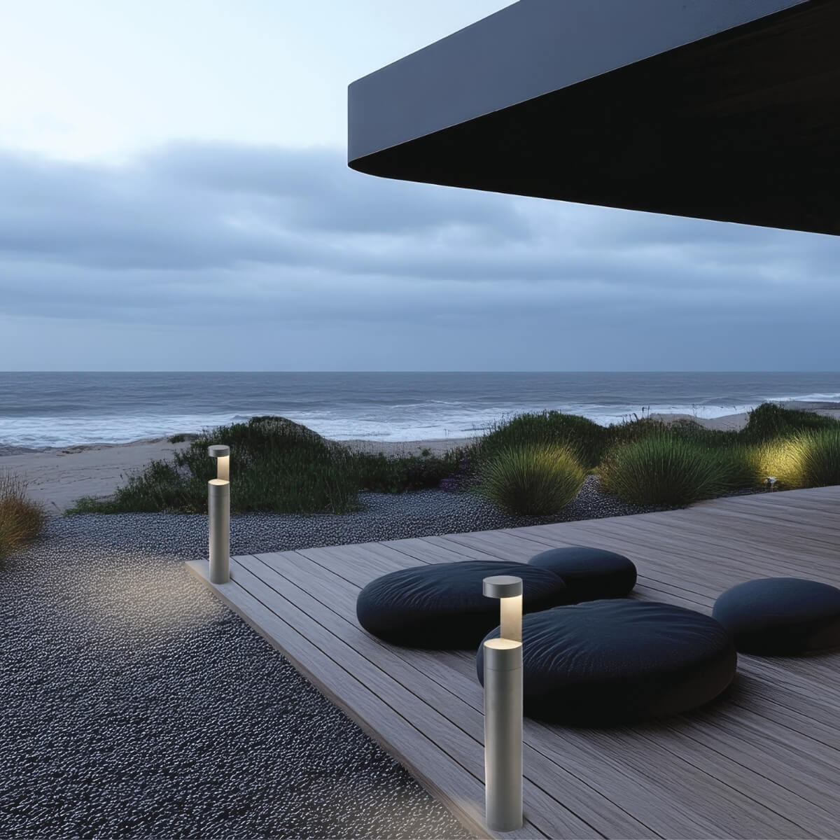 OUTDOOR LAMPPOST 9W 3000K ALUMINIUM GRAPHITE