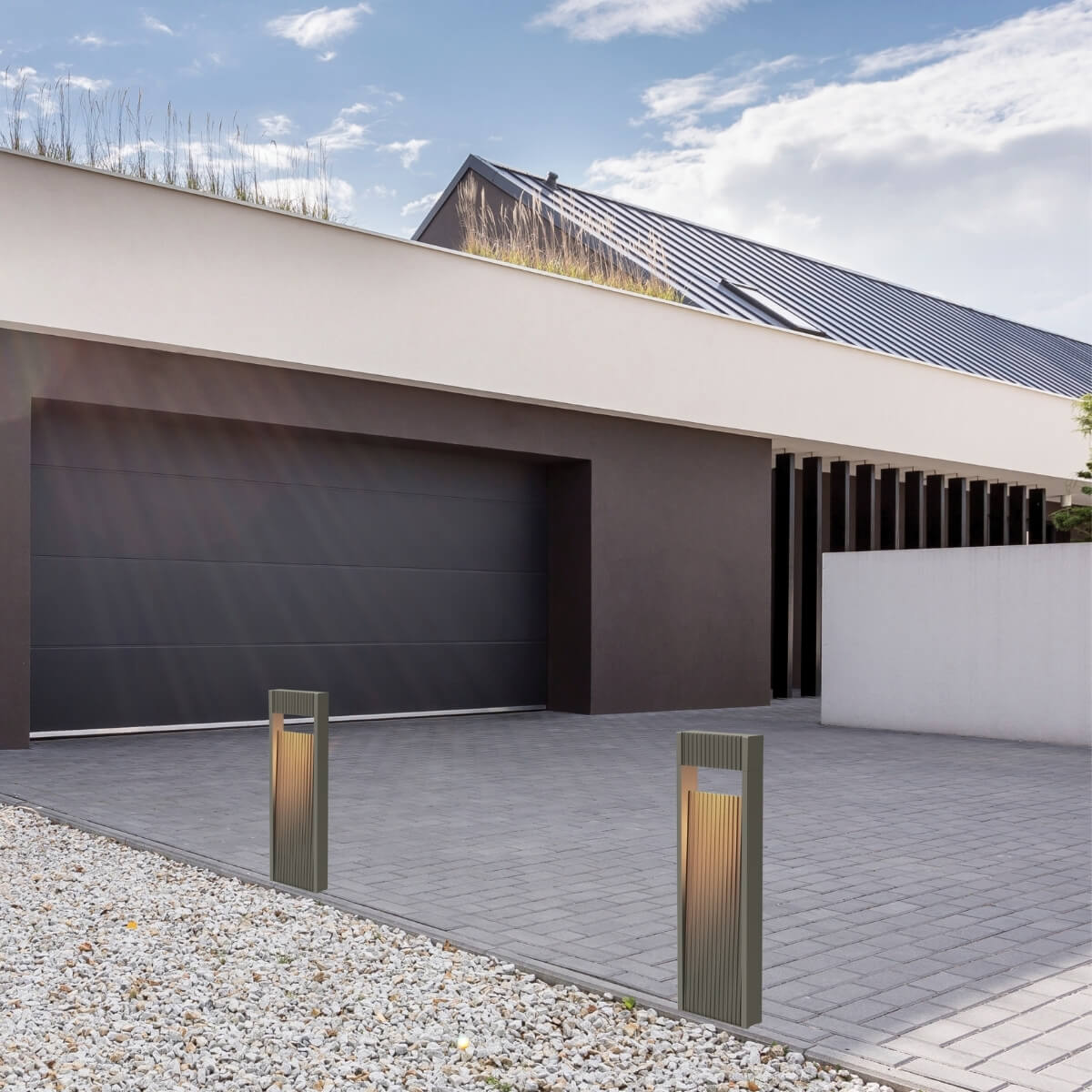 OUTDOOR FLOOR LIGHT LED 30W 3000K ALUMINIUM GRAPHITE