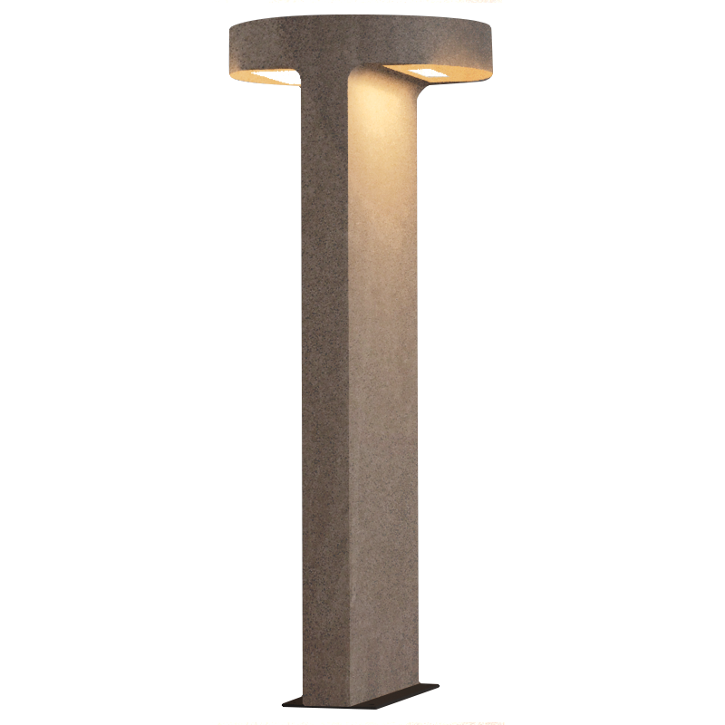 OUTDOOR FLOOR LIGHT LED 2X8W 3000K NATURAL CONCRETE 