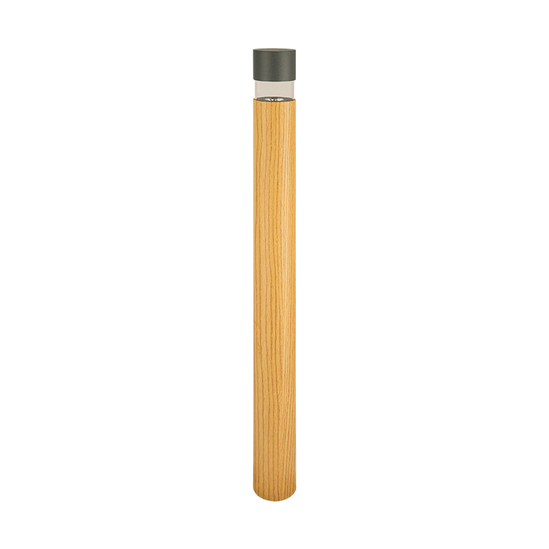 BOLLARD LED LIGHT 8W 3000K GRAPHITE- WOOD IP65