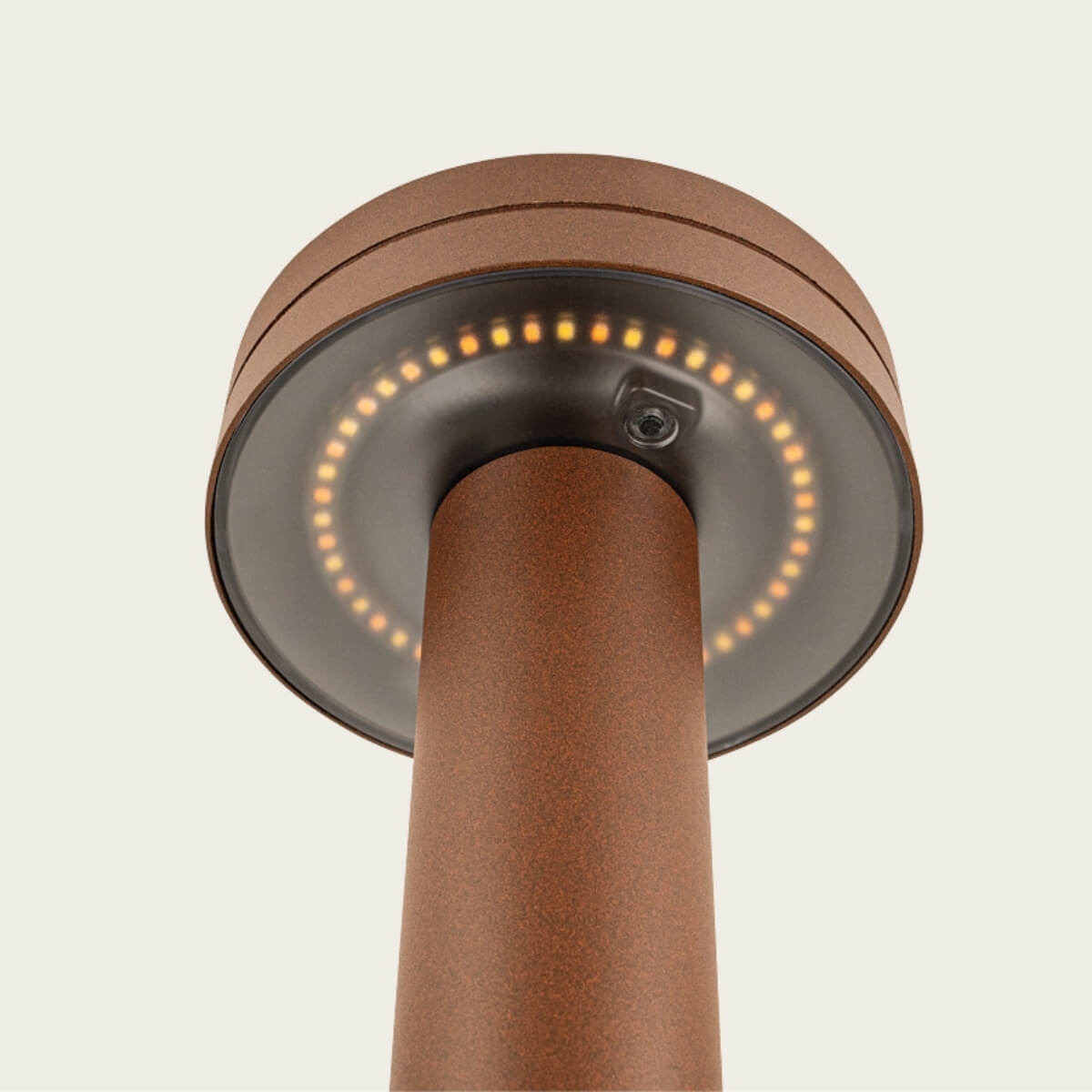 OUTDOOR BOLLARD LED LIGHT 12W 2200K-4000K DARK BROWN ALUMINIUM IP65