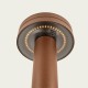 OUTDOOR BOLLARD LED LIGHT 12W 2200K-4000K DARK BROWN ALUMINIUM IP65