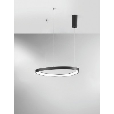 ΚΡΕΜΑΣΤΟ ΦΩΤΙΣΤΙΚΟ LED ΜΑΥΡΟ D:65cm ITALY