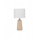 ΕΠΙΤΡΑΠΕΙΖΙΟ ΦΩΤΙΣΤΙΚΟ  Linen Fabric Shade & Natural Wood H:30cm