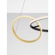 ΚΡΕΜΑΣΤΟ ΦΩΤΙΣΤΙΚΟ Triac Dimmable Sandy Black & Gold Steel & Aluminium