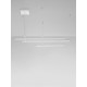 ΚΡΕΜΑΣΤΟ ΦΩΤΙΣΤΙΚΟ Triac Dimmable Sandy White Aluminium & Acrylic  
