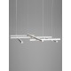 ΚΡΕΜΑΣΤΟ ΦΩΤΙΣΤΙΚΟ Triac Dimmable Sandy White Aluminium & Acrylic  