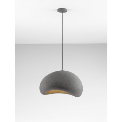 ΚΡΕΜΑΣΤΟ ΜΟΝΟΦΩΤΟ Stone Gray Polyurethane & Resin D:50cm