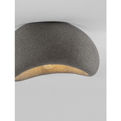 ΦΩΤΙΣΤΙΚΟ ΟΡΟΦΗΣ  Stone Gray Polyurethane & Resin D:40cm 