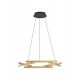 ΚΡΕΜΑΣΤΟ ΦΩΤΙΣΤΙΚΟ Brushed Gold & Black Aluminium & Acrylic