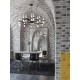 ΚΡΕΜΑΣΤΟ ΦΩΤΙΣΤΙΚΟ LED Matt Black Metal Clear & Frost Glass