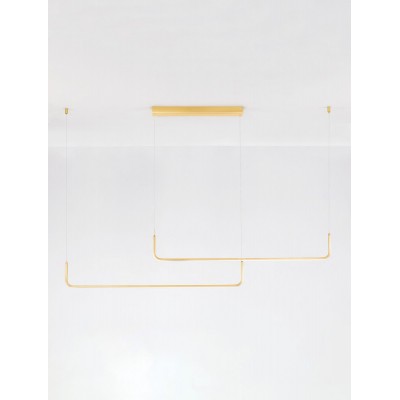 ΚΡΕΜΑΣΤΟ ΦΩΤΙΣΤΙΚΟ  Brush Gold Aluminium