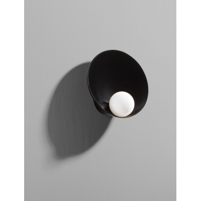 ΑΠΛΙΚΑ ΤΟΙΧΟΥ Material: Sandy Black Steel & Opal Glass