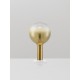 ΕΠΙΤΡΑΠΕΖΙΟ ΦΩΤΙΣΤΙΚΟ Triac Dimmable Gold Glass Gold Metal White Metal Base