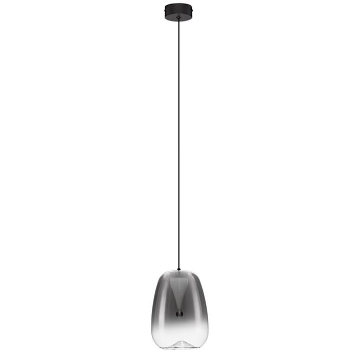 ΜΟΝΟΦΩΤΟ ΚΡΕΜΑΣΤΟ D:16cm Smokey Gray Glass