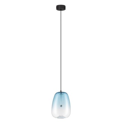 ΚΡΕΜΑΣΤΟ ΜΟΝΟΦΩΤΟ Light Blue Color Glass D:16cm