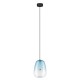 ΚΡΕΜΑΣΤΟ ΜΟΝΟΦΩΤΟ Light Blue Color Glass D:16cm