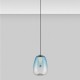 ΚΡΕΜΑΣΤΟ ΜΟΝΟΦΩΤΟ Light Blue Color Glass D:16cm