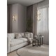 ΑΠΛΙΚΑ ΤΟΙΧΟΥ Chrome Metal Base Smokey Gray Glass