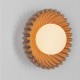 ΑΠΛΙΚΑ ΤΟΙΧΟΥ Caramel Ceramic & Opal Glass D:23,5cm