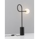 ΕΠΙΤΡΑΠΕΖΙΟ ΦΩΤΙΣΤΙΚΟ Sandy Black Aluminium & Opal Glass